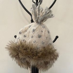 Winter Chunky Knit Faux Fur Lined Trapper Ushanka Tassel Hat